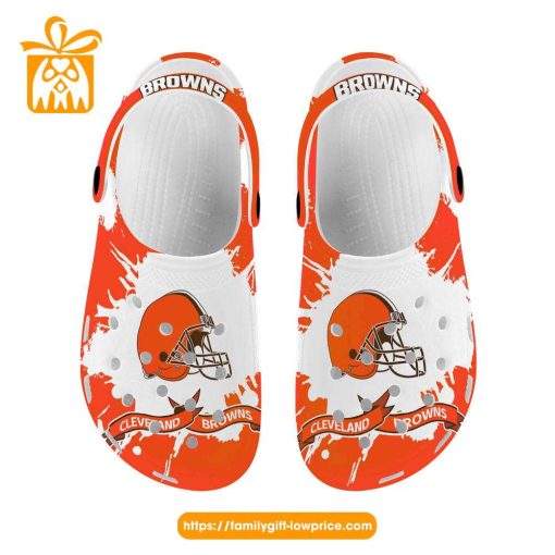 NFL Crocs – Cleveland Browns Crocs Clog Shoes for Men & Women – Custom Crocs Shoes