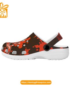 NFL Crocs - Cleveland Browns Crocs Clog Shoes for Men & Women - Custom Crocs Shoes