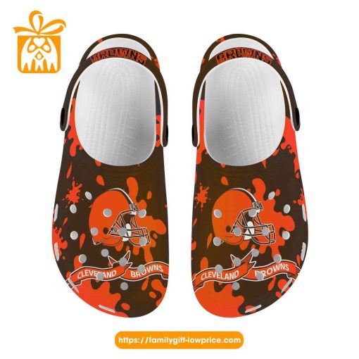 NFL Crocs – Cleveland Browns Crocs Clog Shoes for Men & Women – Custom Crocs Shoes