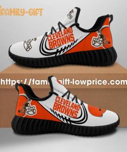Cleveland Browns Shoes - Yeezy Running Shoes for For Men and Women