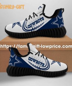 Dallas Cowboys Shoes – Yeezy Running Shoes for For Men and Women – Show Your Pride
