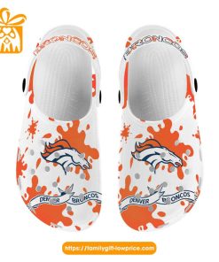 NFL Crocs – Denver Broncos Crocs Clog Shoes for Men & Women – Custom Crocs Shoes