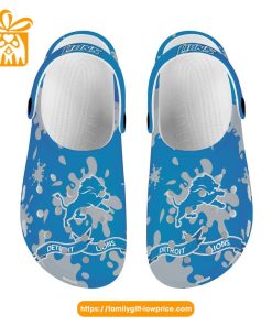 NFL Crocs – Detroit Lions Crocs Clog Shoes for Men & Women – Custom Crocs Shoes