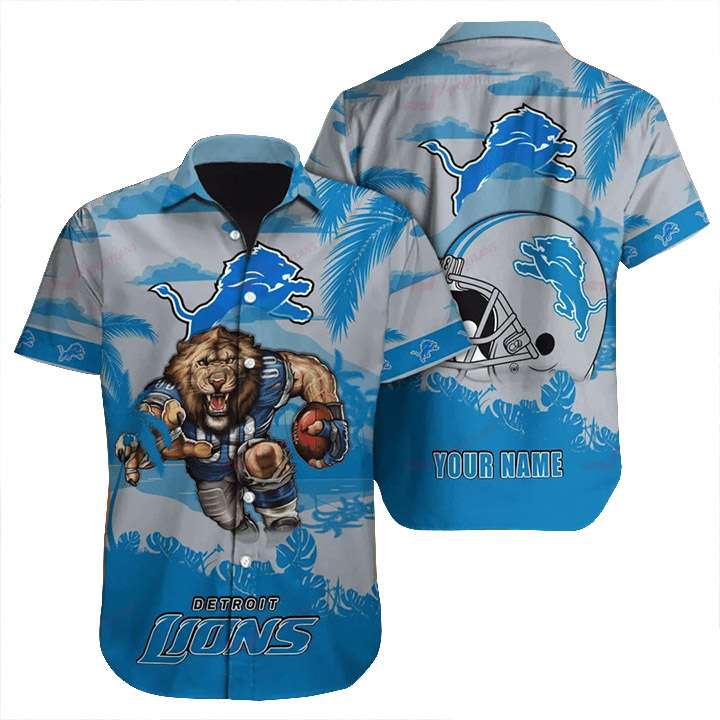 Detroit Lions Hawaiian Shirt Detroit Lions Cool Custom Hawaiian