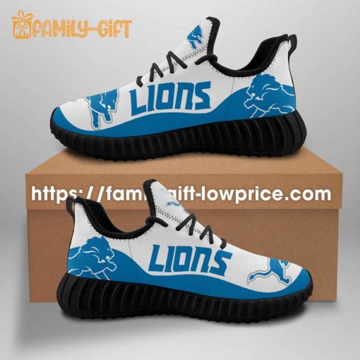 Detroit Lions Yeezy Running Shoes – Perfect Gift for Men and Women