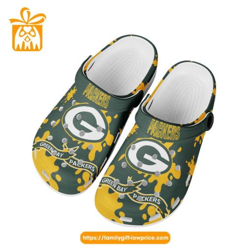 NFL Crocs – Green Bay Packers Crocs Clog Shoes for Men & Women – Custom Crocs Shoes