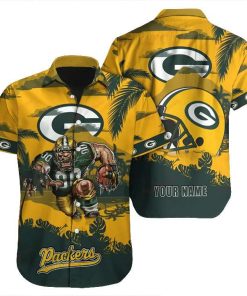 NFL Hawaiian Shirt - Green Bay Packers Hawaiian Shirt for Men & Women - Customized Hawaiian Shirt