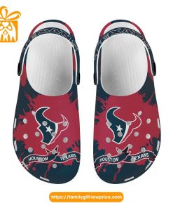 NFL Crocs – Houston Texans Crocs Clog Shoes for Men & Women – Custom Crocs Shoes