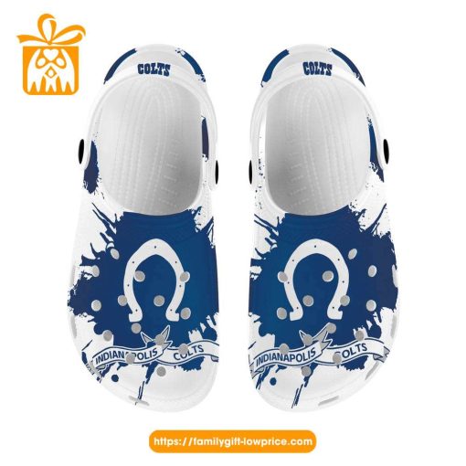 NFL Crocs – Indianapolis Colts Crocs Clog Shoes for Men & Women – Custom Crocs Shoes