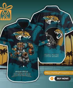 NFL Hawaiian Shirt – Jacksonville Jaguars Hawaiian Shirt for Men & Women – Customized Hawaiian Shirt