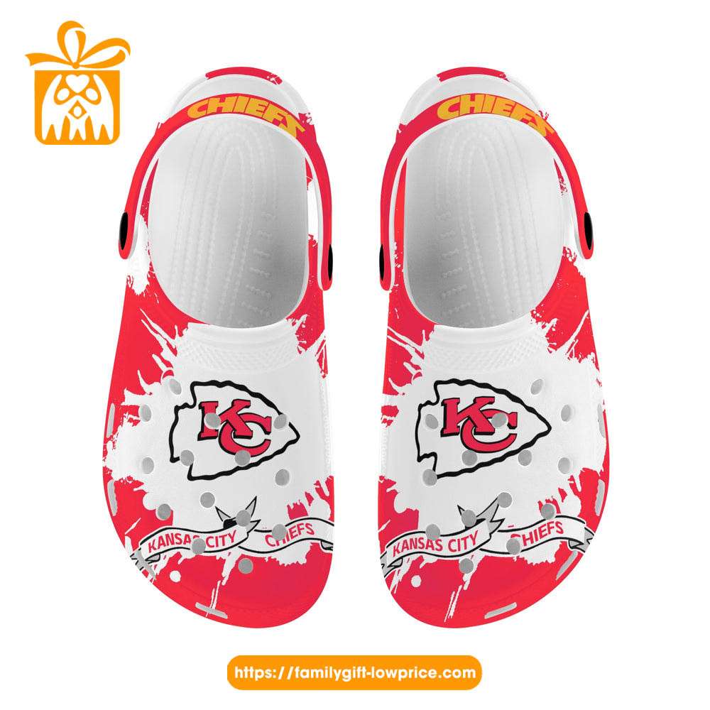 NFL Crocs - Kansas City Chiefs Crocs Clog Shoes for Men & Women