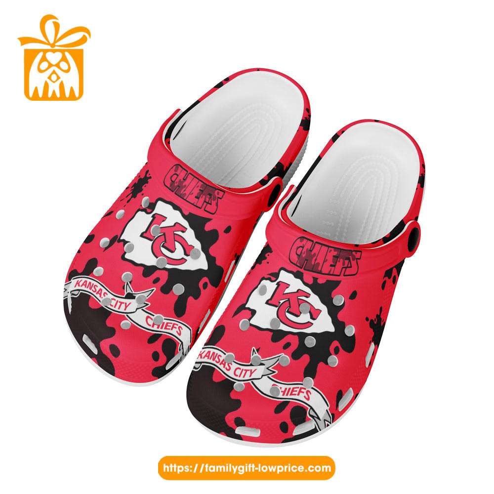 Kansas City Chiefs Nfl Custom Name Crocs Clog Shoes - 365crocs