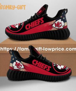 Kansas City Chiefs Inspired Yeezy Running Shoes – Versatile & Comfortable for All