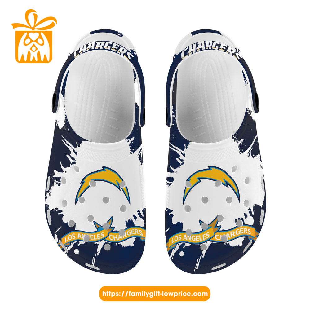 Los Angeles Chargers Crocs,Mens NFL Crocs,NFL Crocs - Ingenious