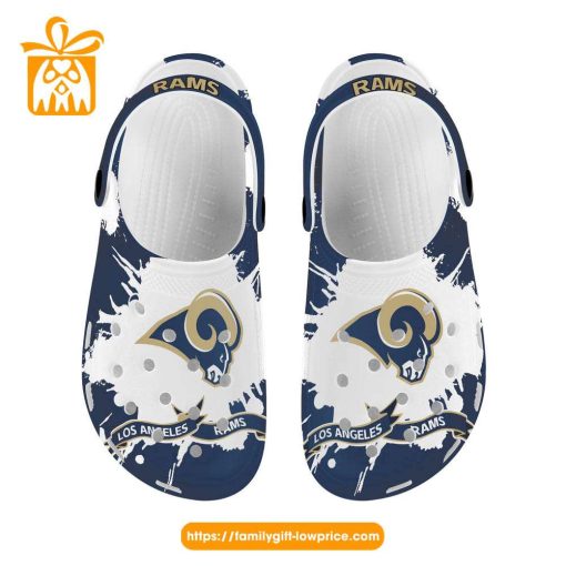 NFL Crocs – Los Angeles Rams Crocs Clog Shoes for Men & Women – Custom Crocs Shoes