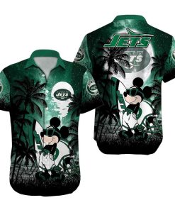 Mickey New York Jets Hawaiian Shirt