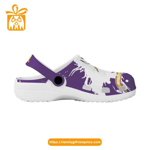 NFL Crocs – Minnesota Vikings Crocs Clog Shoes for Men & Women – Custom Crocs Shoes