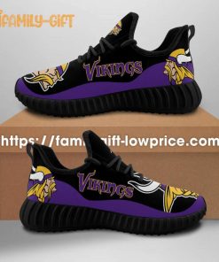 Minnesota Vikings Yeezy Running Shoes – Ideal Gift for Men and Women