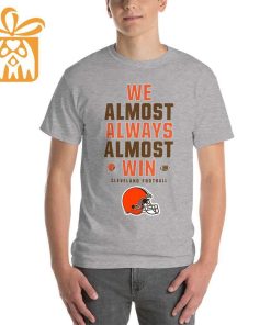 NFL Jam Shirt - Funny We Almost Always Almost Win Cleveland Browns T Shirt for Kids Men Women 3