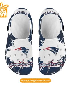 NFL Crocs - New England Patriots Crocs Clog Shoes for Men & Women - Custom Crocs Shoes