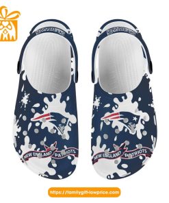 NFL Crocs – New England Patriots Crocs Clog Shoes for Men & Women – Custom Crocs Shoes