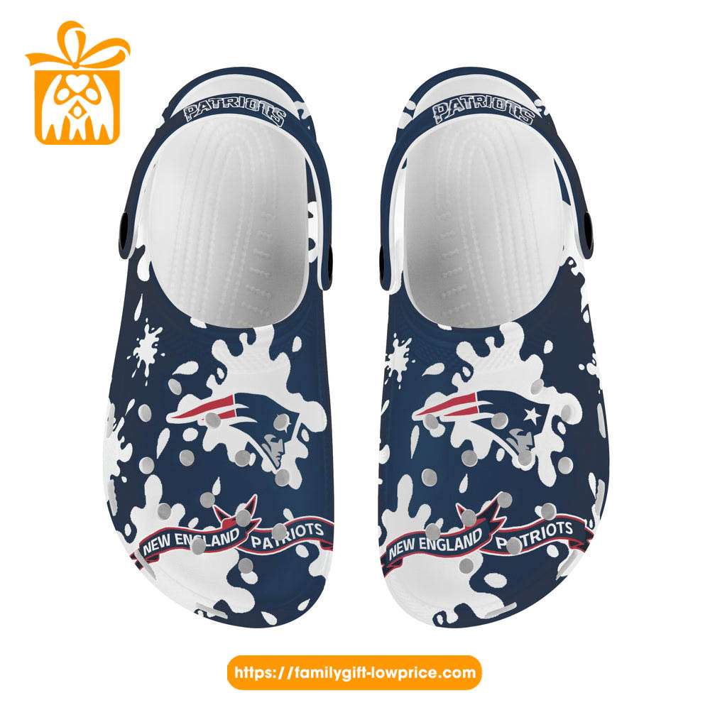 Denver Broncos American Flag Crocs Customized Clogs