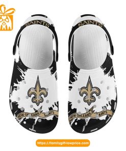 NFL Crocs – New Orleans Saints Crocs Clog Shoes for Men & Women – Custom Crocs Shoes