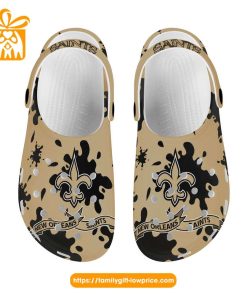 NFL Crocs – New Orleans Saints Crocs Clog Shoes for Men & Women – Custom Crocs Shoes