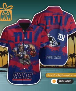 NFL Hawaiian Shirt – New York Giants Hawaiian Shirt for Men & Women – Customized Hawaiian Shirt