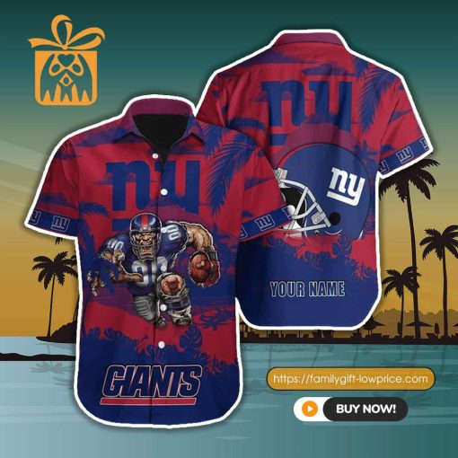 NFL Hawaiian Shirt – New York Giants Hawaiian Shirt for Men & Women – Customized Hawaiian Shirt