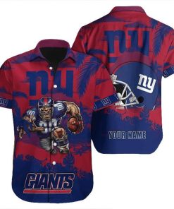 NFL Hawaiian Shirt - New York Giants Hawaiian Shirt for Men & Women - Customized Hawaiian Shirt