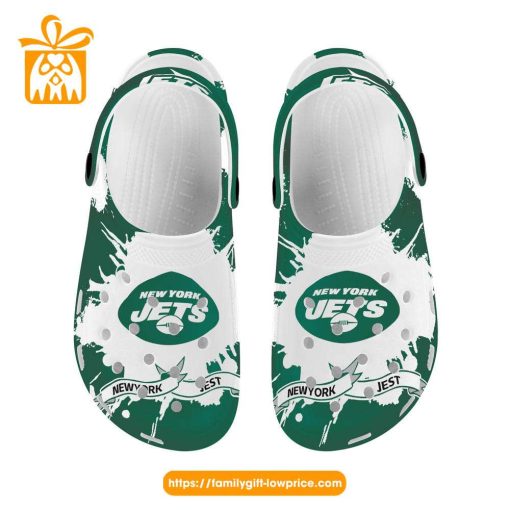 NFL Crocs – New York Jets Crocs Clog Shoes for Men & Women – Custom Crocs Shoes