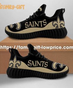 New Orleans Saints Yeezy Running Shoes – For Men and Women – Perfect Gift for Fans
