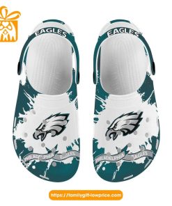NFL Crocs – Philadelphia Eagles Crocs Clog Shoes for Men & Women – Custom Crocs Shoes