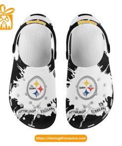NFL Crocs – Pittsburgh Steelers Crocs Clog Shoes for Men & Women – Custom Crocs Shoes