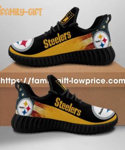 Pittsburgh Steelers Inspired Yeezy Running Shoes – Stylish & Comfortable Footwear for Men and Women