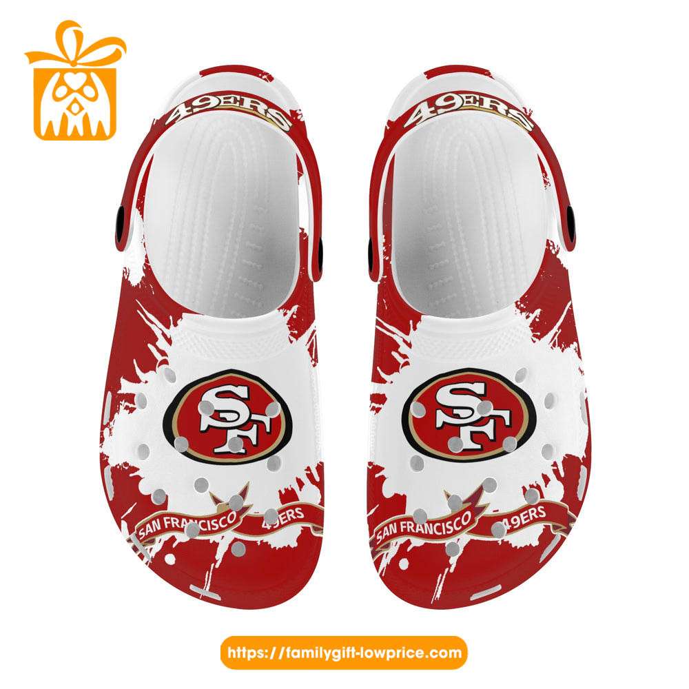 NFL Crocs - San Francisco 49ers Crocs Clog Shoes for Men & Women - Custom  Crocs Shoes - Gifts From The Heart At Prices You'll Love