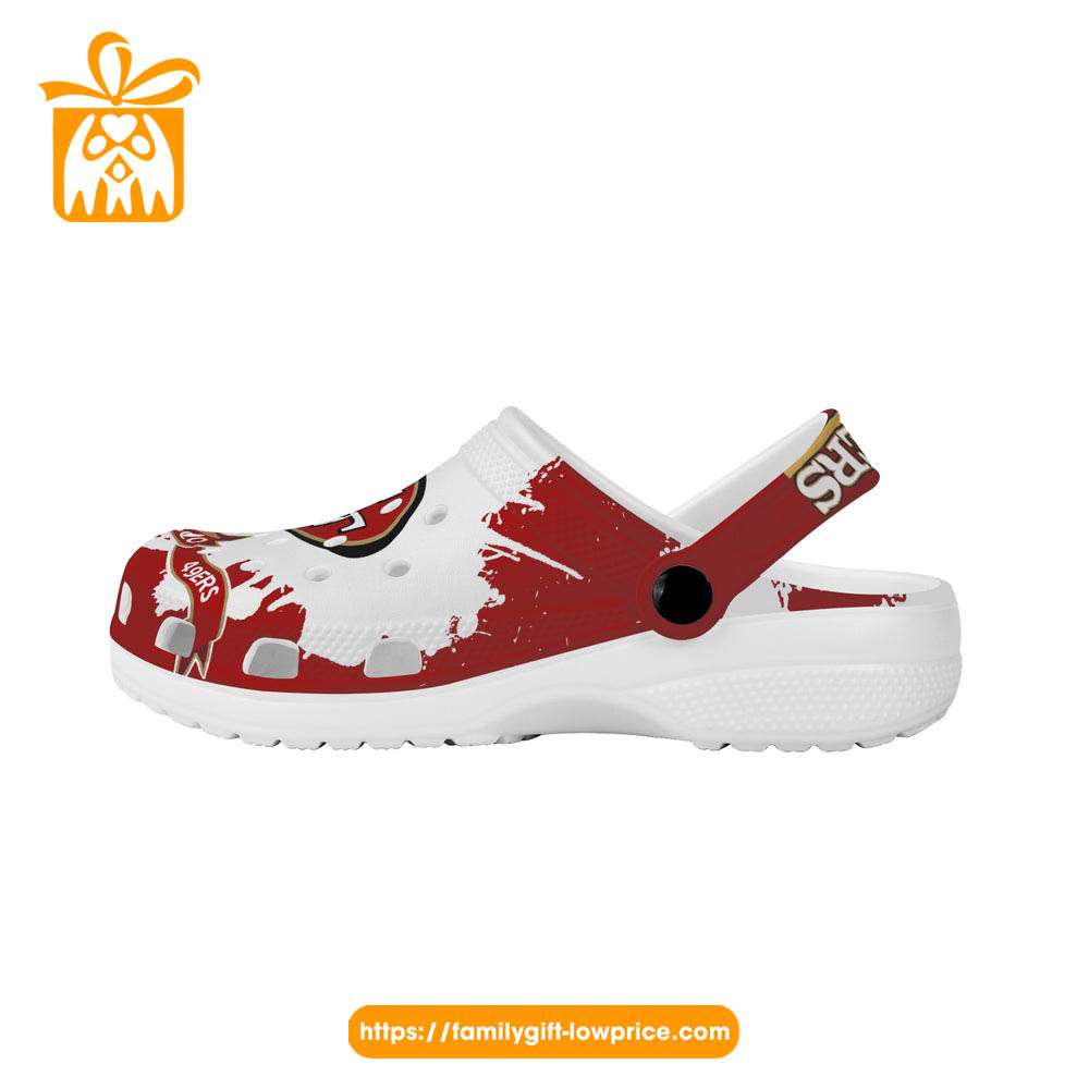 San Francisco 49ers Crocs Crocband Clog Crocs Shoes