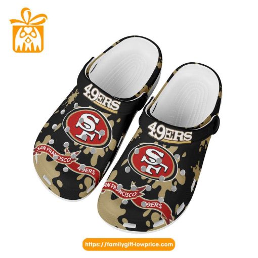 NFL Crocs – San Francisco 49ers Crocs Clog Shoes for Men & Women – Custom Crocs Shoes