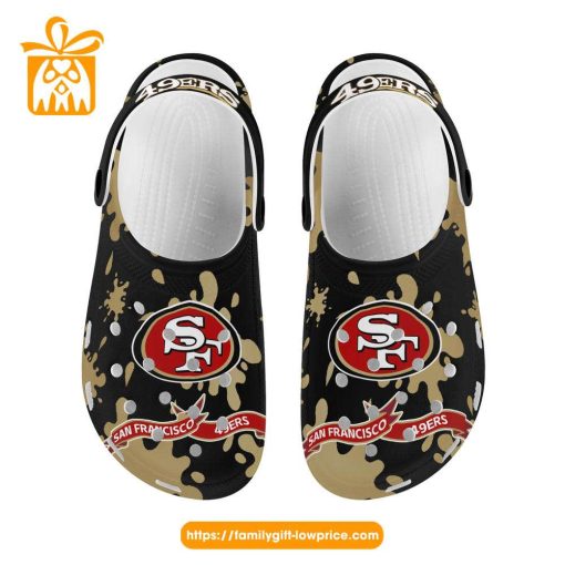 NFL Crocs – San Francisco 49ers Crocs Clog Shoes for Men & Women – Custom Crocs Shoes