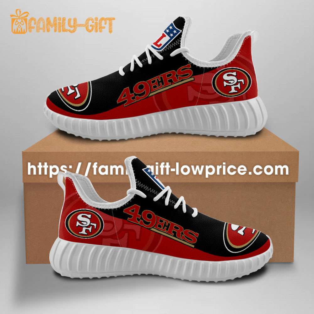 San Francisco 49ers Yeezy Running Shoes - Unisex Style, Limited Edition Comfort for Men and Women