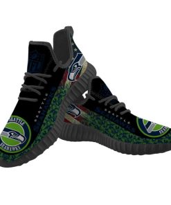 Comfy and Stylish Seattle Seahawks Yeezy Running Shoes for Men and Women 1