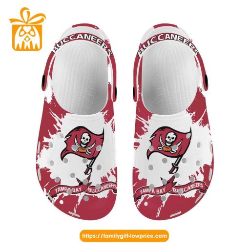 NFL Crocs – Tampa Bay Buccaneers Crocs Clog Shoes for Men & Women – Custom Crocs Shoes