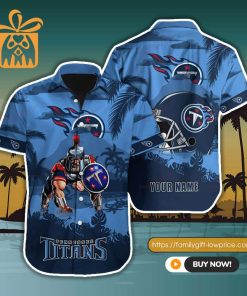 NFL Hawaiian Shirt – Tennessee Titans Hawaiian Shirt for Men & Women – Customized Hawaiian Shirt