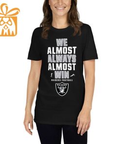 NFL Jam Shirt - Funny We Almost Always Almost Win Las Vegas Raiders T Shirt for Kids Men Women 1
