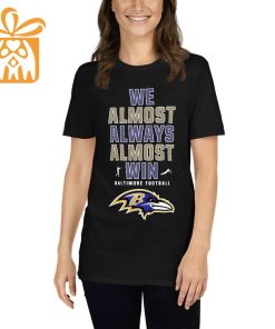 NFL Jam Shirt - Funny We Almost Always Almost Win Baltimore Ravens T Shirt for Kids Men Women 1