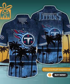 NFL Hawaiian Shirt – Tennessee Titans Hawaiian Shirt Vintage for Men & Women – Customized Hawaiian Shirt