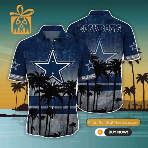 NFL Hawaiian Shirt – Dallas Cowboys Hawaiian Shirt Vintage for Men & Women – Customized Hawaiian Shirt