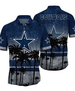 NFL Hawaiian Shirt - Dallas Cowboys Hawaiian Shirt Vintage for Men & Women - Customized Hawaiian Shirt