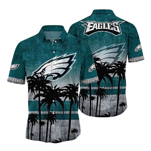 NFL Hawaiian Shirt – Philadelphia Eagles Hawaiian Shirt Vintage for Men & Women – Customized Hawaiian Shirt